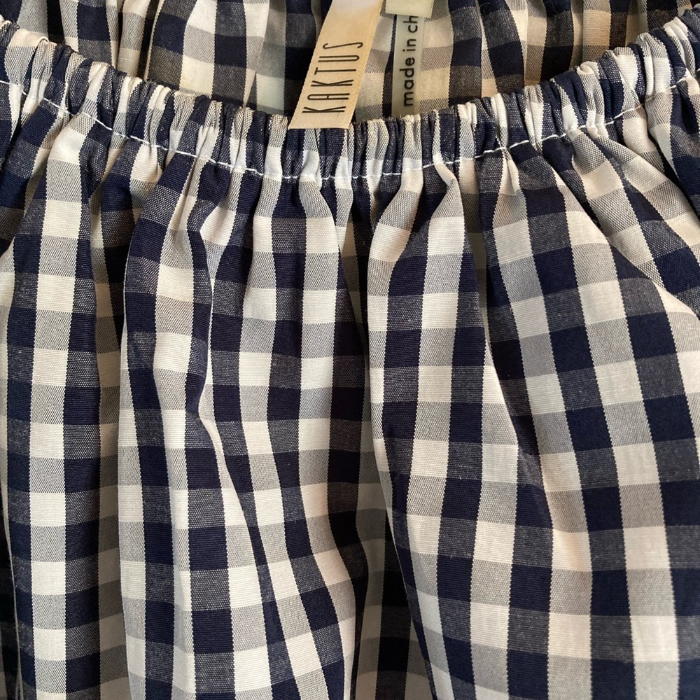 Gingham Blue Top. - image 3